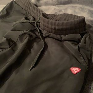 Diamond supply nylon track pants
